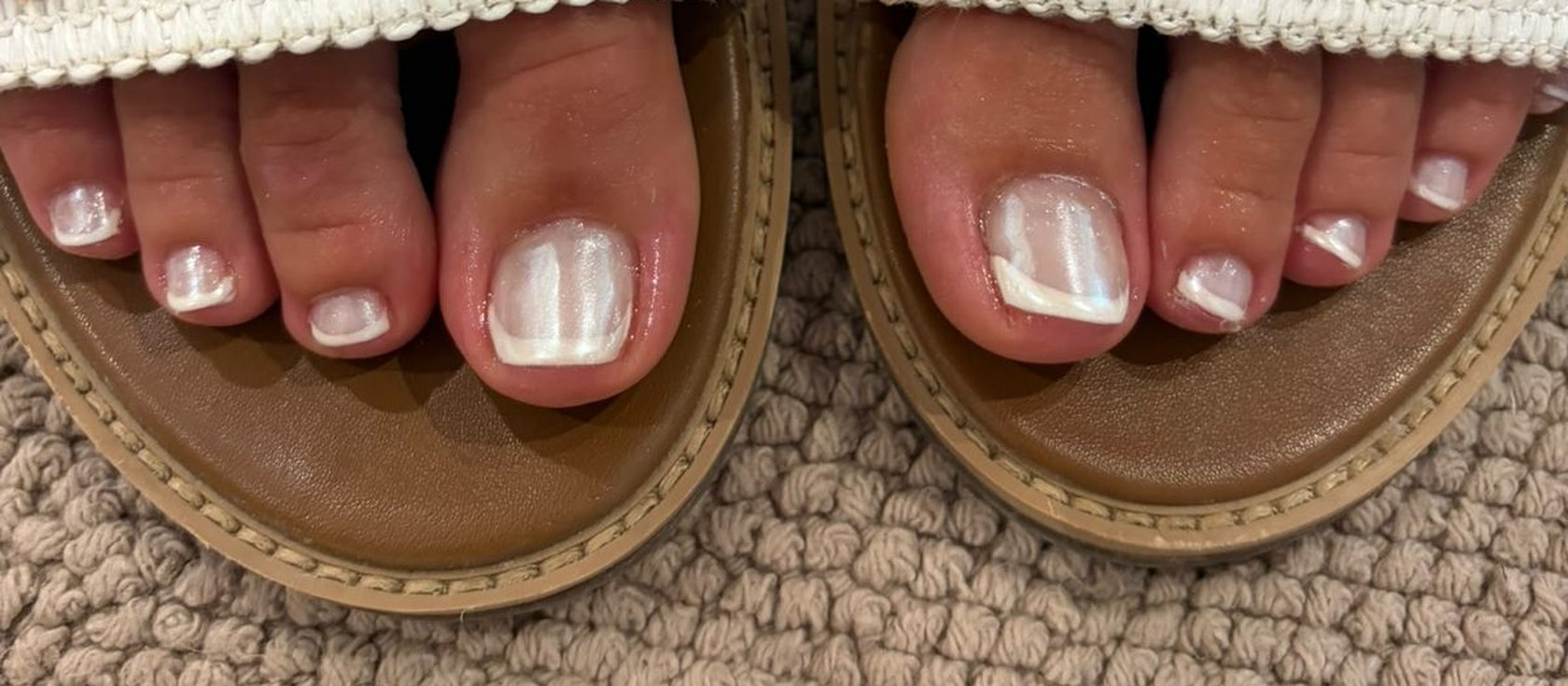 Beauté des pieds réalisée à l'institut